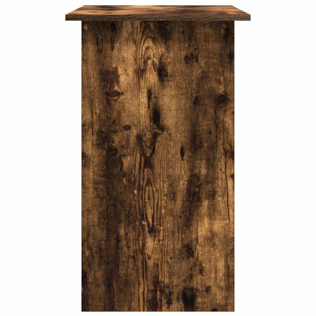 vidaXL Desk Smoked Oak 80x45x74 cm Engineered Wood 5
