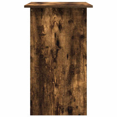 vidaXL Desk Smoked Oak 80x45x74 cm Engineered Wood 5