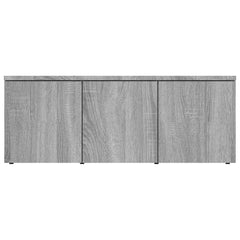 vidaXL TV Cabinet Grey Sonoma 80x34x30 cm Engineered Wood 5