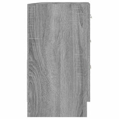 vidaXL Sink Cabinet Grey Sonoma 63x30x54 cm Engineered Wood 4