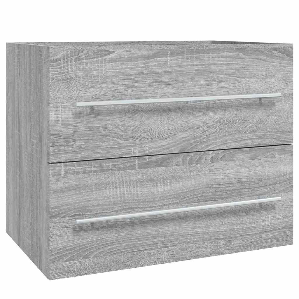 Sink Cabinet 60x38.5x48 cm Engineered Wood Grey sonoma