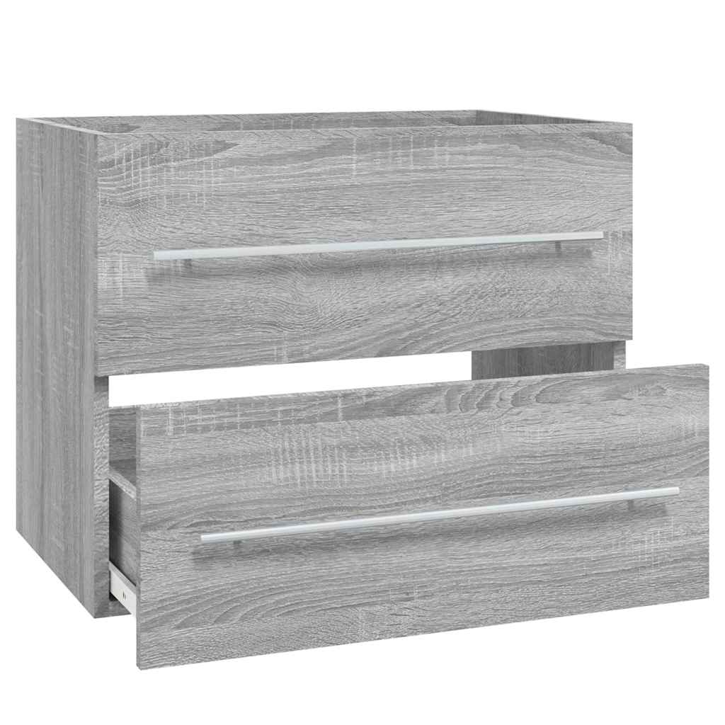 Sink Cabinet 60x38.5x48 cm Engineered Wood Grey sonoma