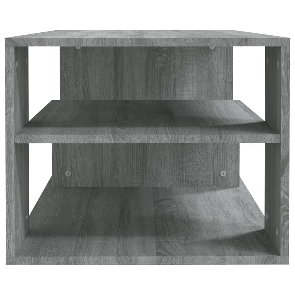 vidaXL Coffee Table Grey Sonoma 100x50x40 cm Engineered Wood 4