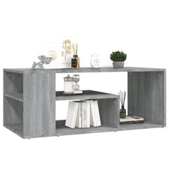 vidaXL Coffee Table Grey Sonoma 100x50x40 cm Engineered Wood 5