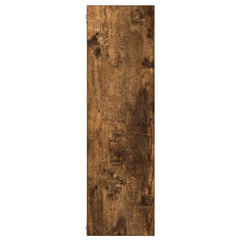 vidaXL Wall Shelf Smoked Oak 75x16x55 cm Engineered Wood 6