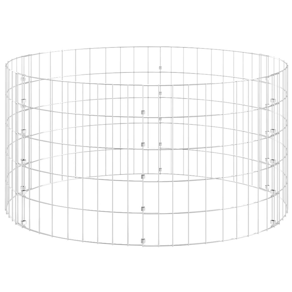 Galvanised Steel Ø100x50 cm