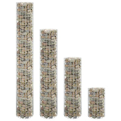 Circular Gabion Raised Beds 4 pcs Ø30x50/100/150/200 Ø 30 x 50/100/150/200 cm (4 pcs)