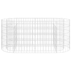 vidaXL Gabion Raised Bed | Silver | Galvanised iron | 120x50x50 cm 4