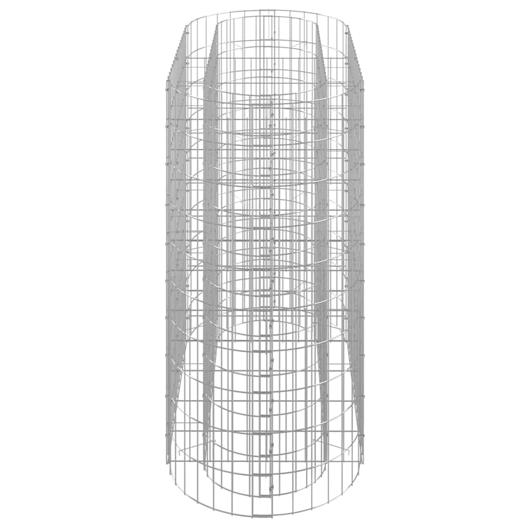 vidaXL Gabion Raised Bed | Silver | Galvanised iron | Medium | Durable 4