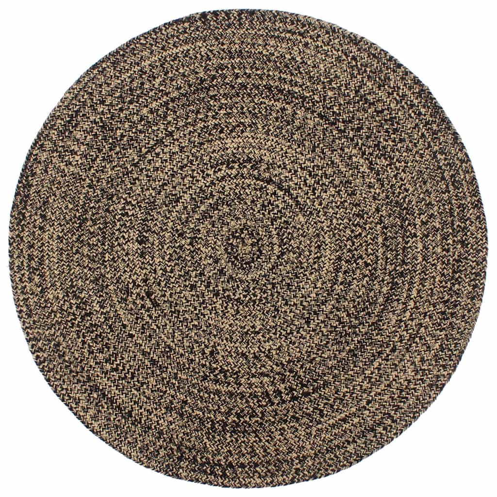 Handmade Rug Jute Brown