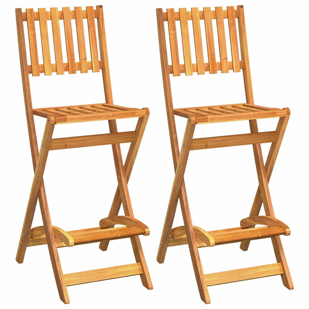 3 Piece Outdoor Bar Set Solid Wood Acacia 2