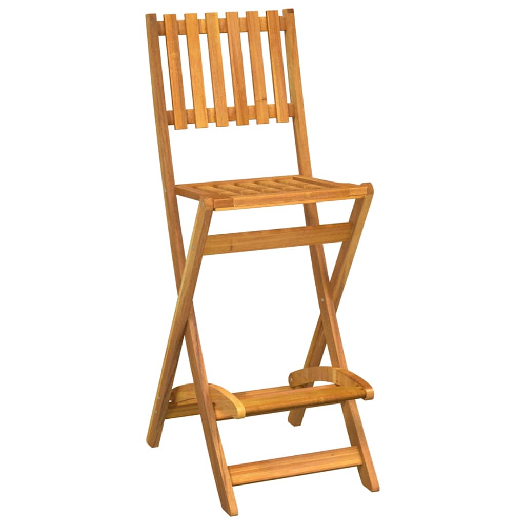 3 Piece Outdoor Bar Set Solid Wood Acacia 2