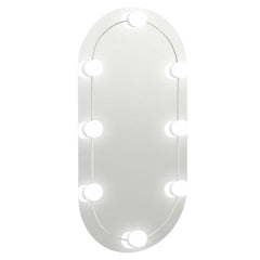 vidaXL Mirror With Led Light | Silver | Glass | 80 x 40 cm 2
