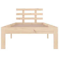 vidaXL Bed Frame without Mattress 75x190cm Small Single 4