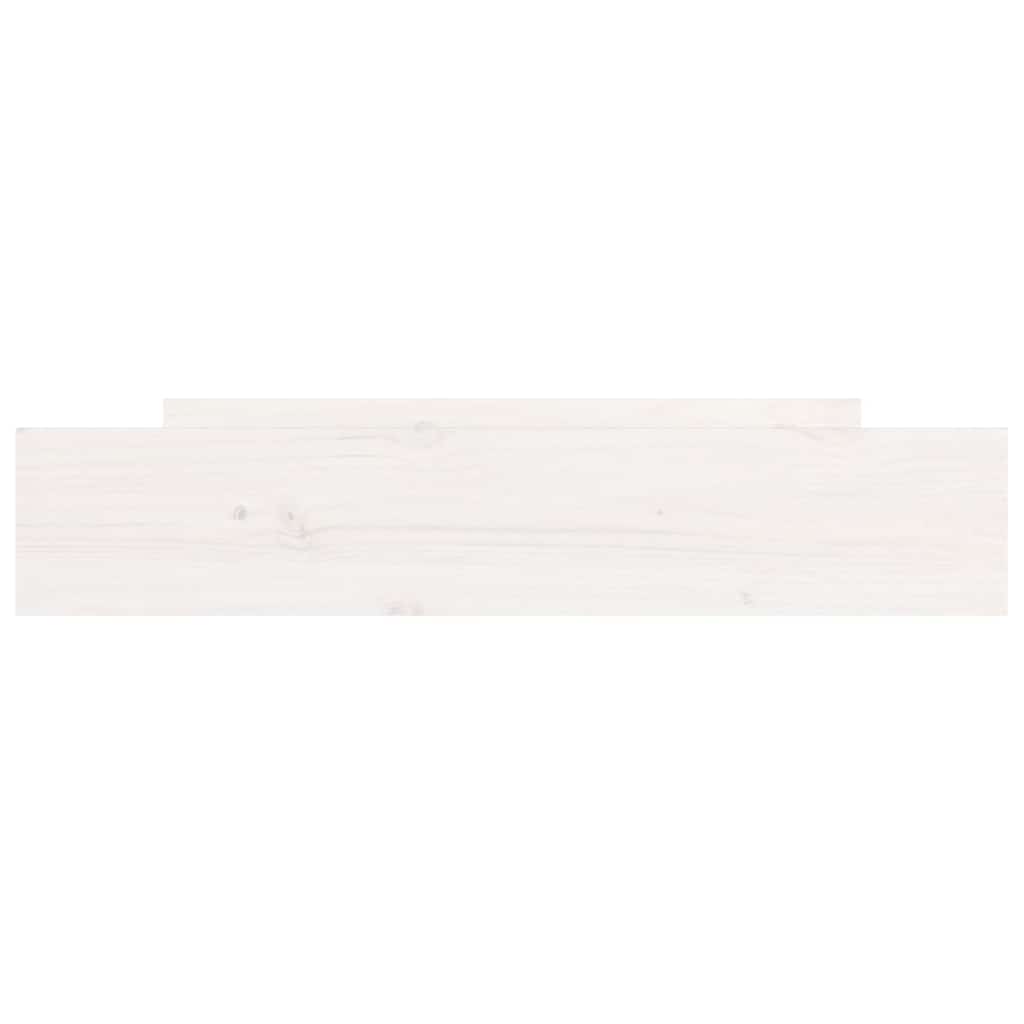 vidaXL Bed Drawer | White | Solid pine wood | Standard 4