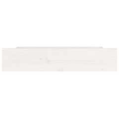 Bed Drawers 4 pcs Solid Wood Pine White 95 x 57 x 18 cm