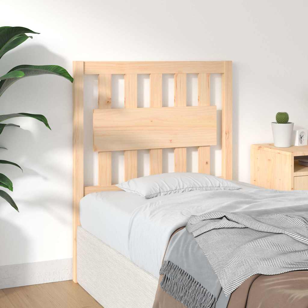 vidaXL Bed Headboard 80.5x4x100 cm Solid Wood Pine 4