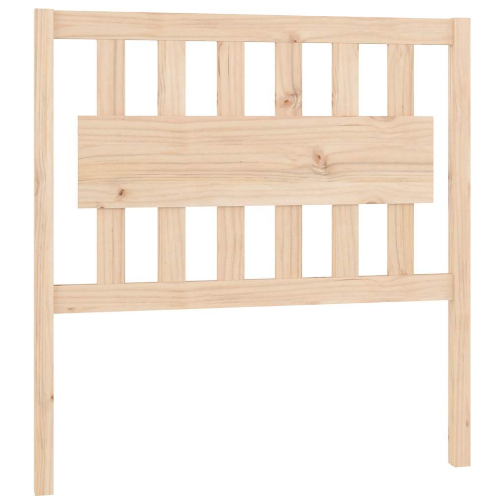 vidaXL Bed Headboard 95.5x4x100 cm Solid Wood Pine 2