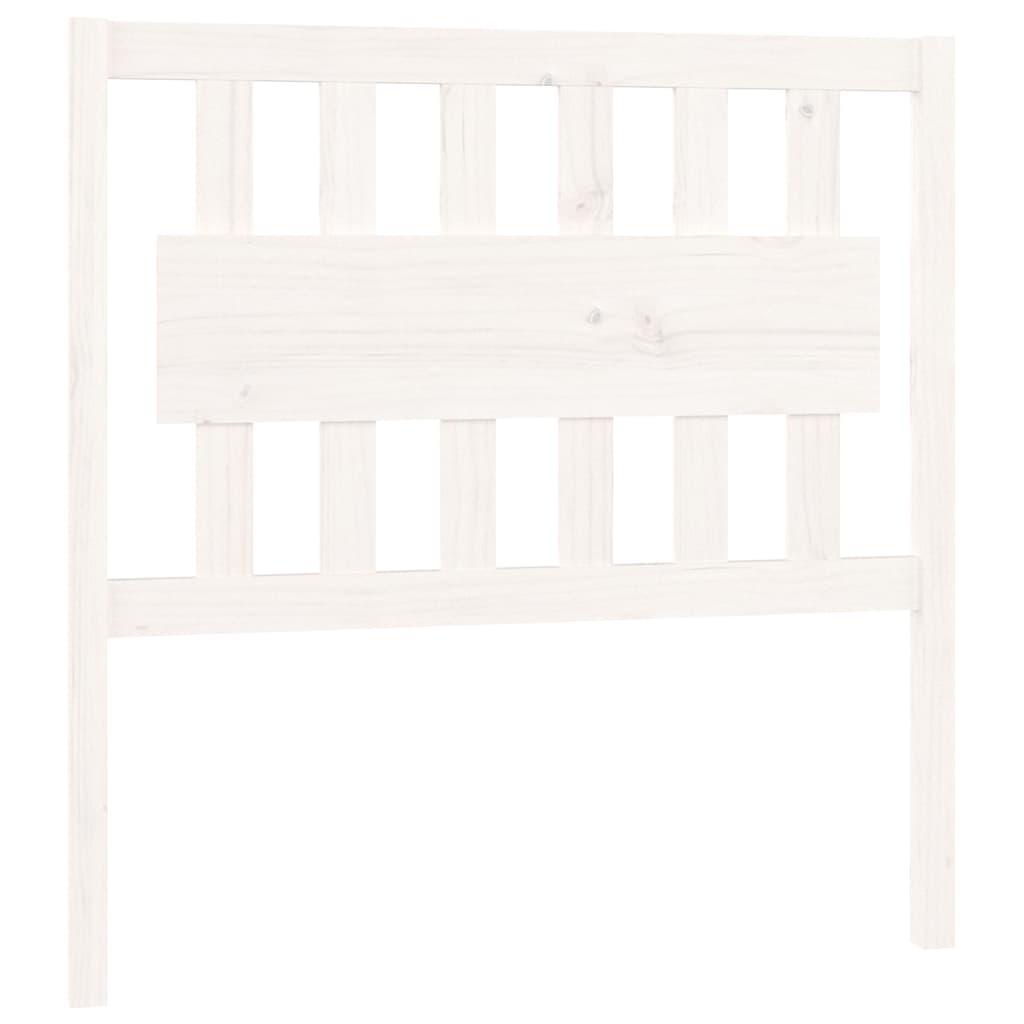 vidaXL Bed Headboard | White | Solid pine wood | 95.5x4x100 cm 2