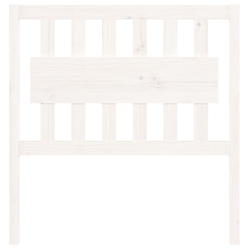 vidaXL Bed Headboard | White | Solid pine wood | 95.5x4x100 cm 3