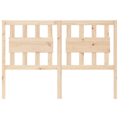 vidaXL Bed Headboard 140.5x4x100 cm Solid Wood Pine 3