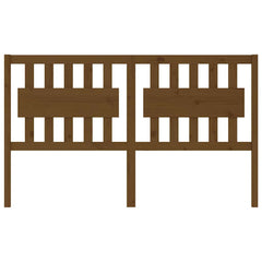 vidaXL Bed Headboard | Honey Brown | Solid Pine Wood | Large | Decorative Inlays 3