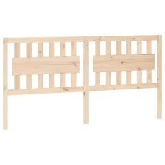 vidaXL Bed Headboard 185.5x4x100 cm Solid Wood Pine 2