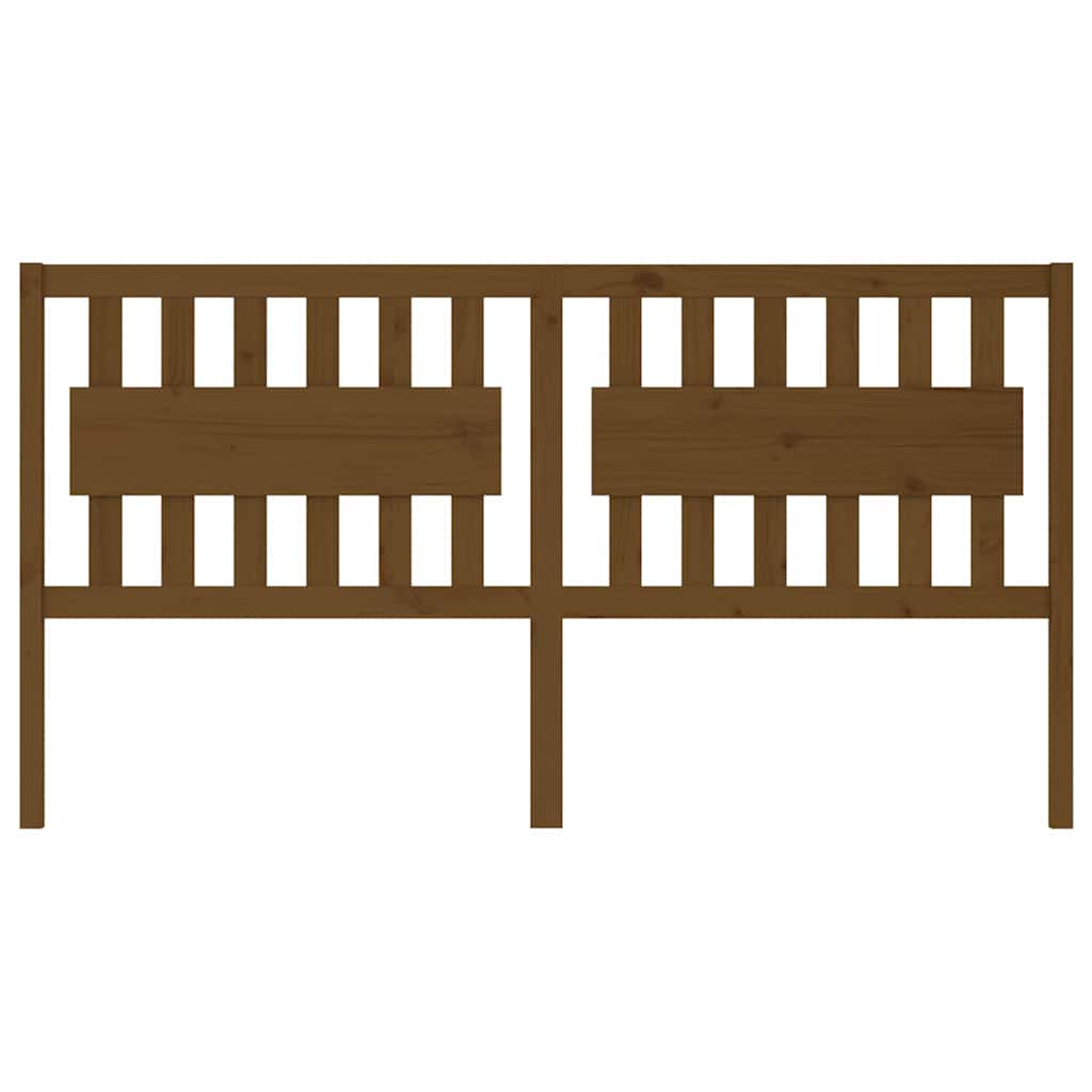 vidaXL Bed Headboard | Honey brown | Solid pine wood | 185.5 x 4 x 100 cm 3