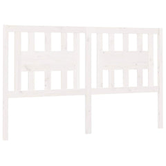 vidaXL Headboard | White | Solid pine wood | Standard | Durable | Bed Headboard 2