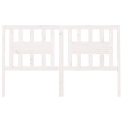 vidaXL Headboard | White | Solid pine wood | Standard | Durable | Bed Headboard 3