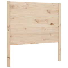 vidaXL Headboard | Natural | Solid pine wood | Standard | Decorative Inlays 2