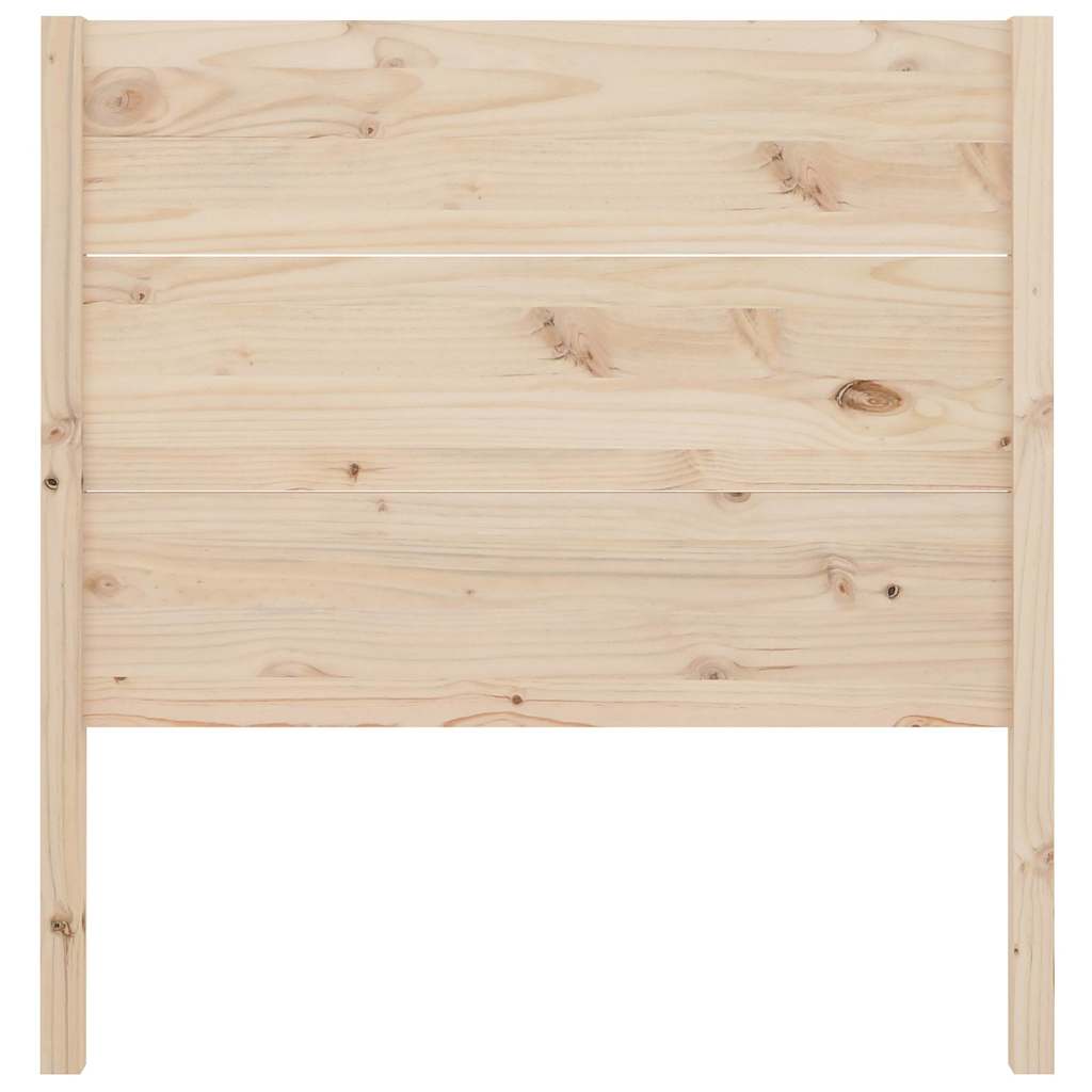 vidaXL Headboard | Natural | Solid pine wood | Standard | Decorative Inlays 4