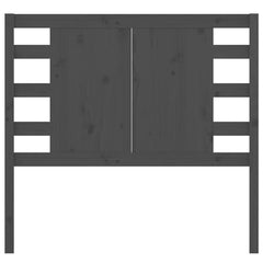 vidaXL Headboard | Grey | Solid pine wood | Decorative Inlays | Headboard 3