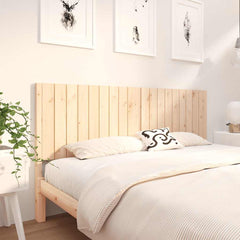 vidaXL Bed Headboard 125.5x4x100 cm Solid Wood Pine