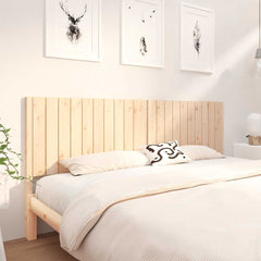 vidaXL Bed Headboard 125.5x4x100 cm Solid Wood Pine