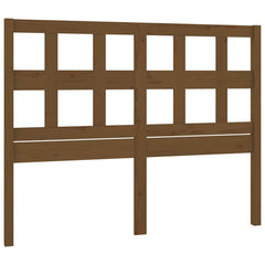 vidaXL Bed Headboard | Honey brown | Solid Pine Wood | Standard 2