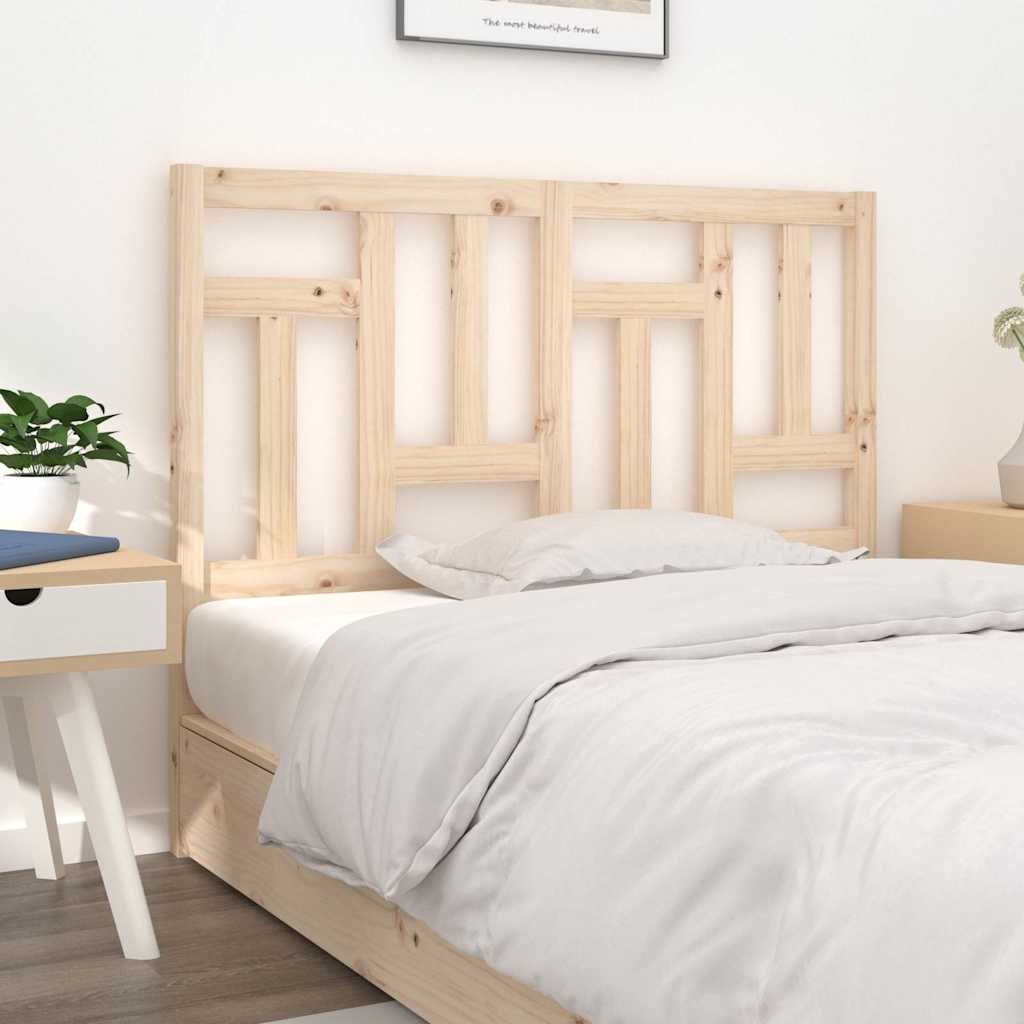 vidaXL Bed Headboard 145.5x4x100 cm Solid Wood Pine 3
