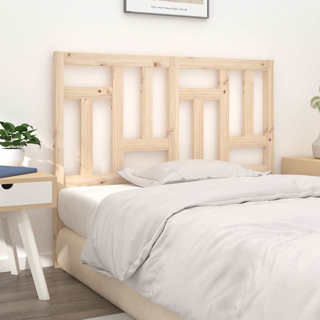 vidaXL Bed Headboard 145.5x4x100 cm Solid Wood Pine 1