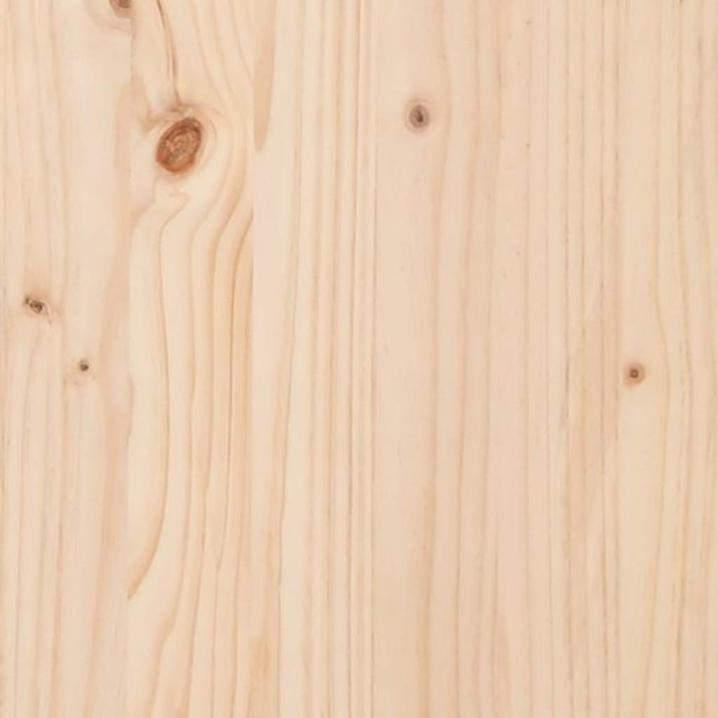 vidaXL Bed Headboard 141x4x100 cm Solid Wood Pine 5