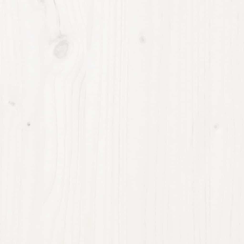 vidaXL Bed Headboard White 146x4x100 cm Solid Wood Pine 5