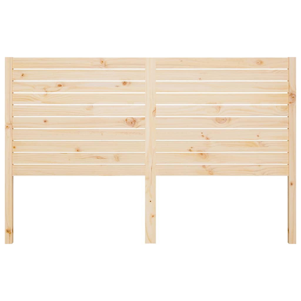 vidaXL Bed Headboard | Natural Wood | Solid Pine Wood | 206x100 cm 3