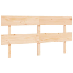 vidaXL Bed Headboard 154x3x81 cm Solid Wood Pine 2