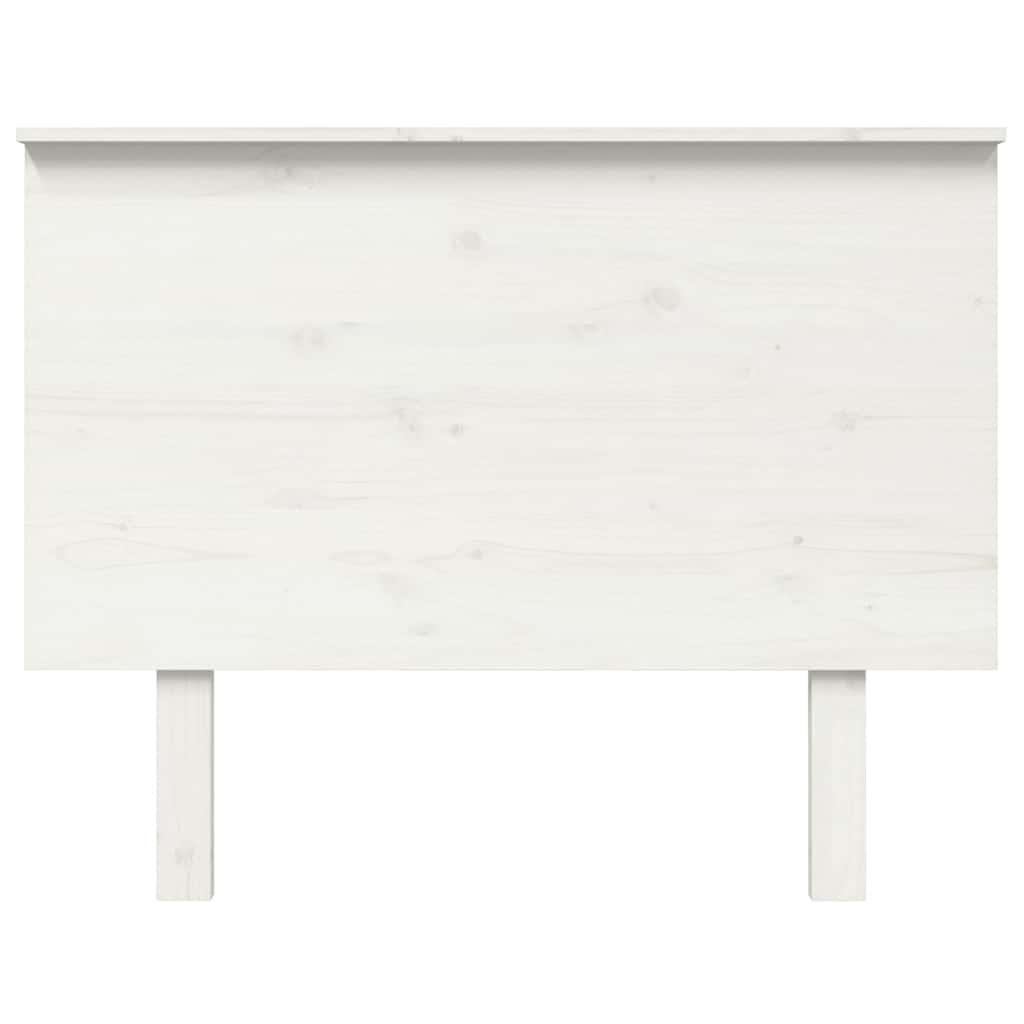 vidaXL Bed Headboard | White | Solid Pine Wood | 104x6x82.5 cm | Decorative Bits 3