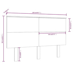 vidaXL Bed Headboard | Honey Brown | Solid Pine Wood | 139 cm x 6 cm x 82.5 cm 6