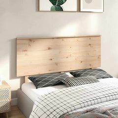 vidaXL Bed Headboard 154x6x82.5 cm Solid Wood Pine 4