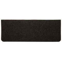 vidaXL Stair Mats Self-adhesive 15 pcs 65x24.5x3.5 cm Black 6