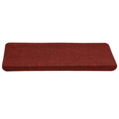 vidaXL Stair Mats Self-adhesive 15 pcs 65x24.5x3.5 cm Red 4