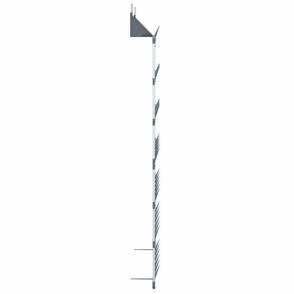 vidaXL Hanging Shoe Rack | Silver 4