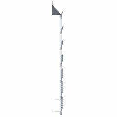 vidaXL Hanging Shoe Rack | Silver 4