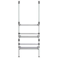 vidaXL 3-Tier Hanging Laundry Drying Rack Aluminium 3